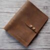 Engraved Leather Journal for Men