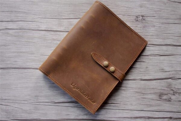 Leather Day Binder Planner Cover