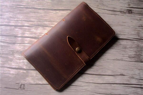 Engraved Refillable Leather Travelers Notebook - Image 3