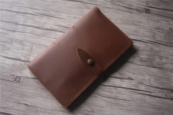 Rustic Leather Travelers Notebook Cover - Image 3