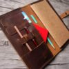 Leather Refillable Journal Notebook Cover - Image 3