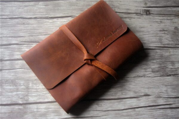 Custom Leather High School Memory Book Album - Image 2