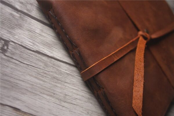 Custom Leather Family Memory Book Album - Image 4