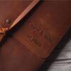 Custom Leather Family Memory Book Album - Image 5