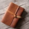 Leather Bathroom Guest Book Personalized - Image 2