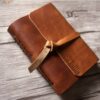 Leather Bathroom Guest Book Personalized - Image 3