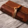 Leather Bathroom Guest Book Personalized - Image 4
