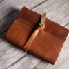 Leather Bathroom Guest Book Personalized - Image 5