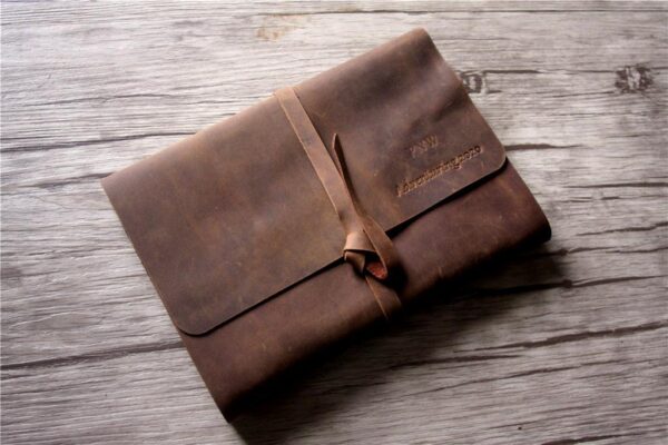 Personalized Leather Birthday Memory Book Album