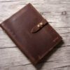 Embossed Leather A5 Journal Cover Binder Sleeve - Image 3