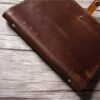 Embossed Leather A5 Journal Cover Binder Sleeve - Image 4