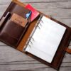 Embossed Leather A5 Journal Cover Binder Sleeve - Image 6