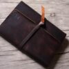 Monogrammed Handcrafted Leather Baby Kid Quotes Memory Book Album - Image 3