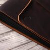 Monogrammed Handcrafted Leather Baby Kid Quotes Memory Book Album - Image 5