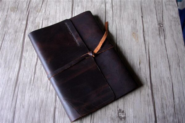 Handcrafted Embossed Leather Picture Memory Book Album