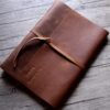 Personalized Leather Grandmother Memory Book Photo Album - Image 4