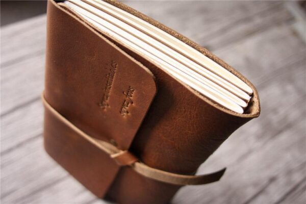 Customized Leather Kindergarten Memory Book Photo Album - Image 3