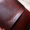 Leather Wedding Guest Book Sign Album Personalized - Image 2