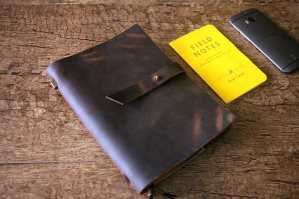 Custom Leather A5 Travelers Notebook Journal