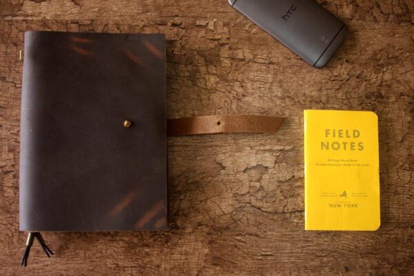 Custom Leather A5 Travelers Notebook Journal - Image 5