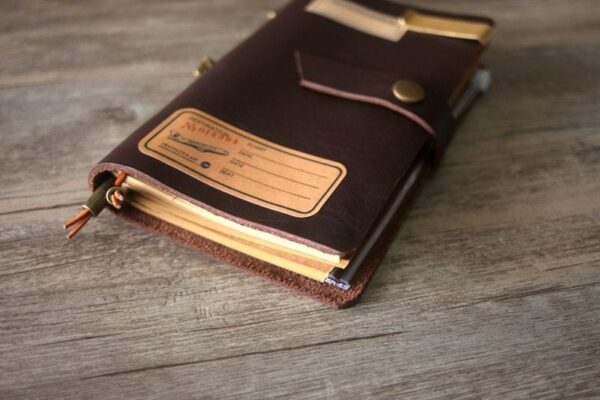 Personalized Leather Personal Size Traveler's Notebook