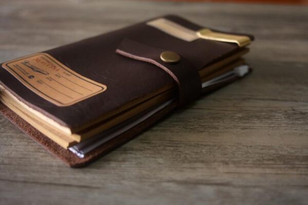 Personalized Leather Personal Size Traveler's Notebook - Image 4