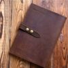 Multi-Pockets Leather Refillable Journal Cover