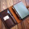 Multi-Pockets Leather Refillable Journal Cover - Image 3