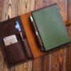 Multi-Pockets Leather Refillable Journal Cover - Image 6
