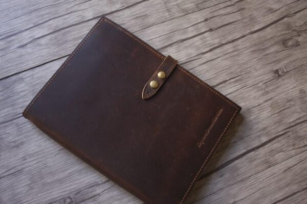 Custom Leather Sketchbook Refillable - Image 2