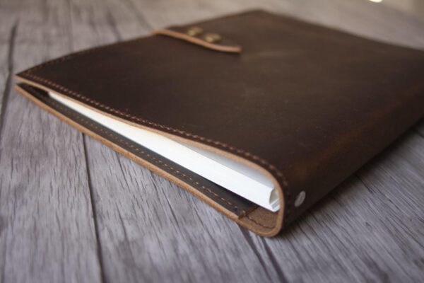 Custom Leather Sketchbook Refillable - Image 4