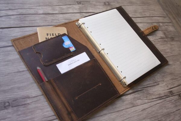 Handcrafted Refillable B5 Leather Journal Notebook