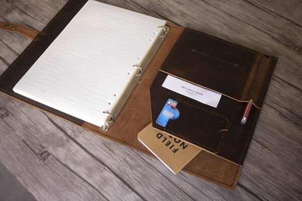 Custom Leather Sketchbook Refillable - Image 5