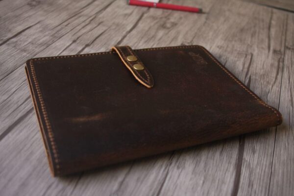 Refillable B5 Leather Cover Sketchbook - Image 5