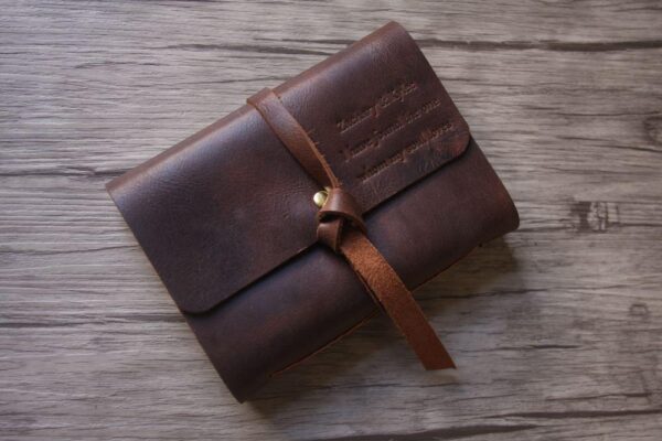 Handmade Dark Brown Leather Sketchbook