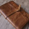 Engraved Genuine Leather Sketchbook - Image 2