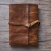 Engraved Genuine Leather Sketchbook