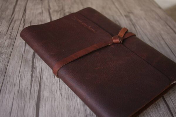 Distressed Large Leather Sketchbook - Image 5