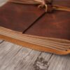 Personalized Leather Photo Guest Book - Image 2