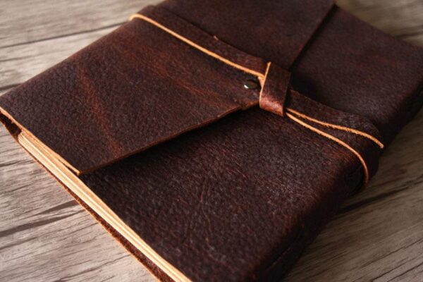 Personalized Leather Old School Photo Albums - Image 6