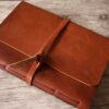 Custom Leather Birthday Party Guest Book - Image 2