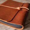 Custom Leather Birthday Party Guest Book - Image 4