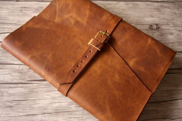 Leather Custom Picture Guest Book - Image 3