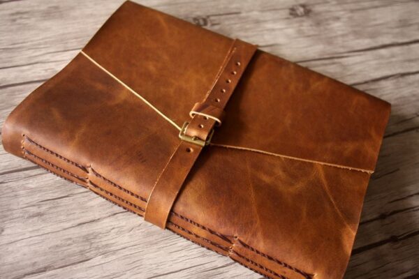 Leather Custom Picture Guest Book - Image 4