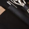 Personalized Black Leather Designer iPad Case Portfolio - Image 4