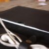 Personalized Black Leather Designer iPad Case Portfolio - Image 5