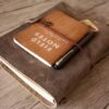 Monogrammed Leather Travel Journal - Image 5