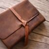 Personalized Leather Baby Shower Guest Book