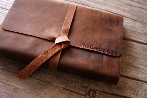 Personalized Leather Baby Shower Guest Book - Image 3