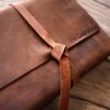 Personalized Leather Baby Shower Guest Book - Image 5